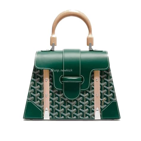 goyard saigon bag size|Goyard wooden handle bag price.